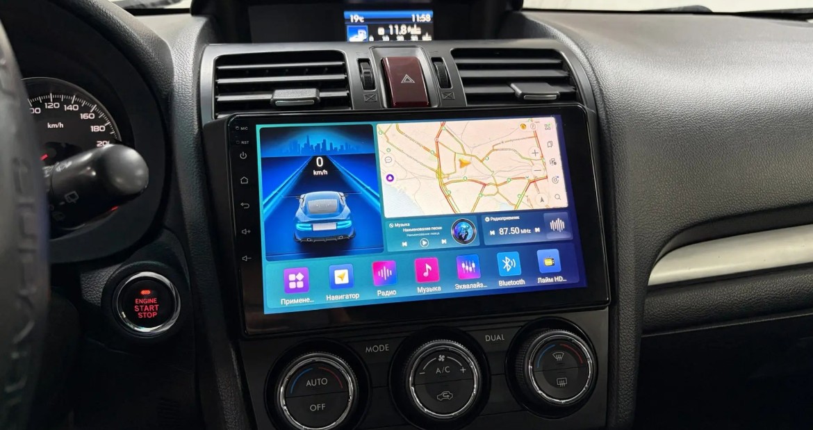 Андроид магнитола для Subaru XV 1 поколения. Android магнитола от D-audio / Д аудио